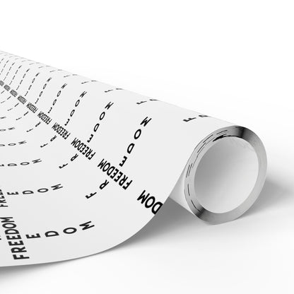 Freedom Mini Cross Charlie Kirk Wrapping Papers