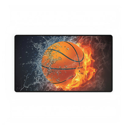 Fire and Ice NBA Basketball High Definition Desk Mat Mousepad