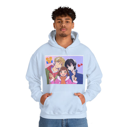 Buddy Daddies Anime Cartoon Unisex Heavy Blend Hooded Sweatshirt