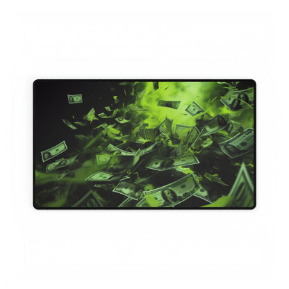 Cash Money hundred dollar bills glitter girl High Definition Desk Mat Mousepad