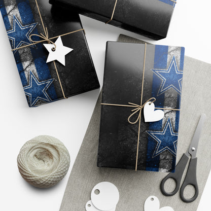 Dallas Cowboys NFL Christmas Holiday Gift Wrapping Papers Glossy matte football