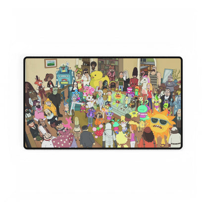 Rick and Morty All Characters High Definition PC PS Video Game Desk Mat Mousepad Sanchez