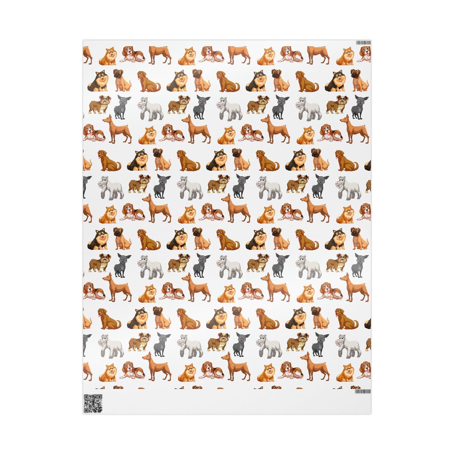 Cartoon Puppies cute Birthday Gift Present Holiday Wrapping Paper Dog