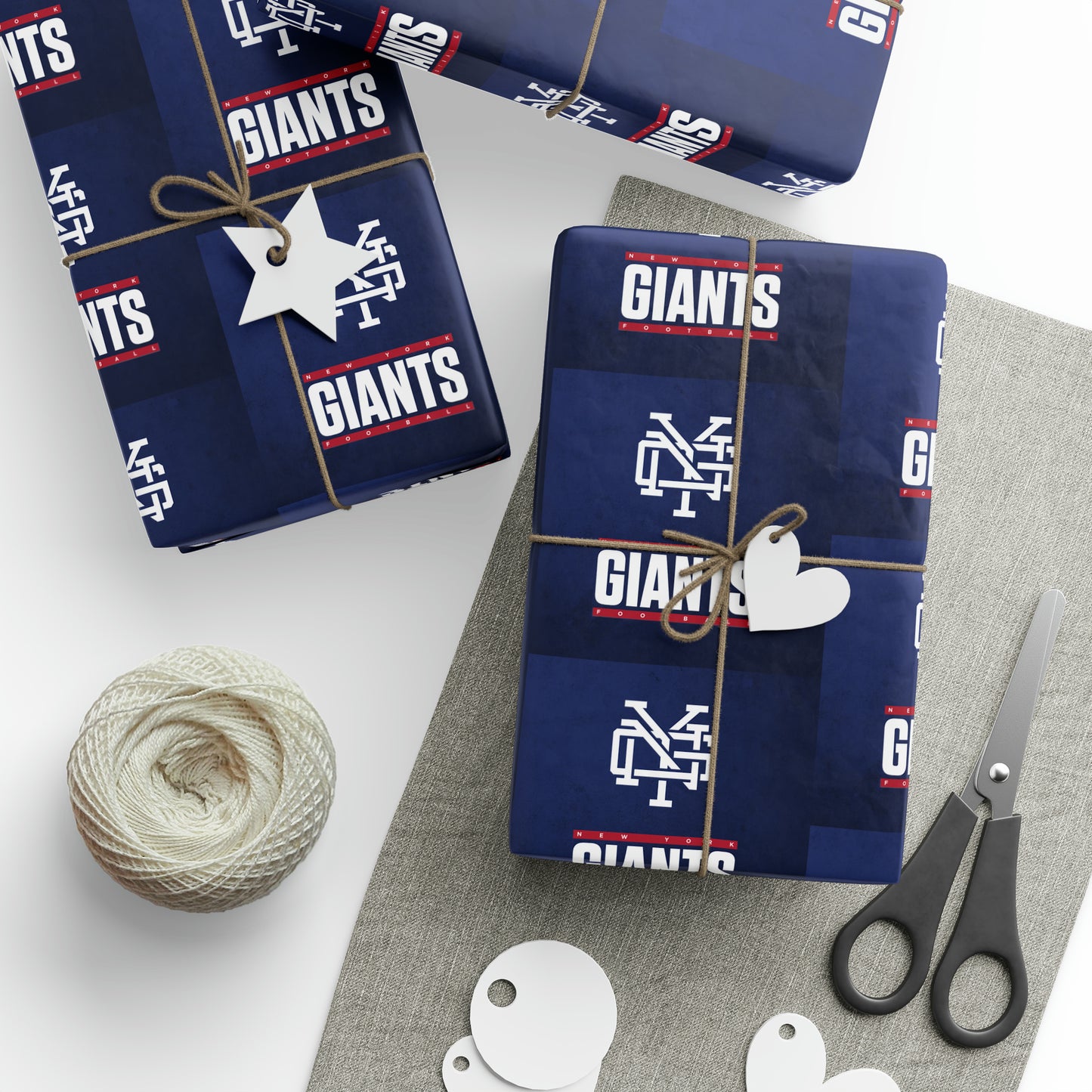 New York Giants NFL Football Birthday Gift Wrapping Paper Holiday