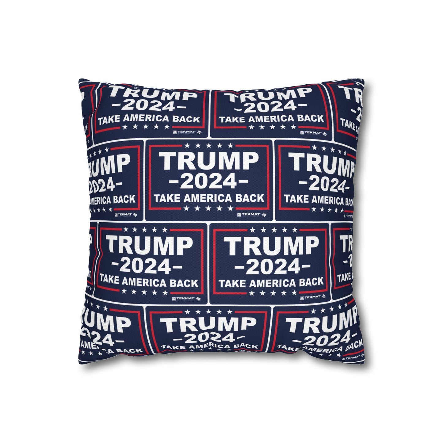 Trump 2024 Take America Back Blauer Kissenbezug