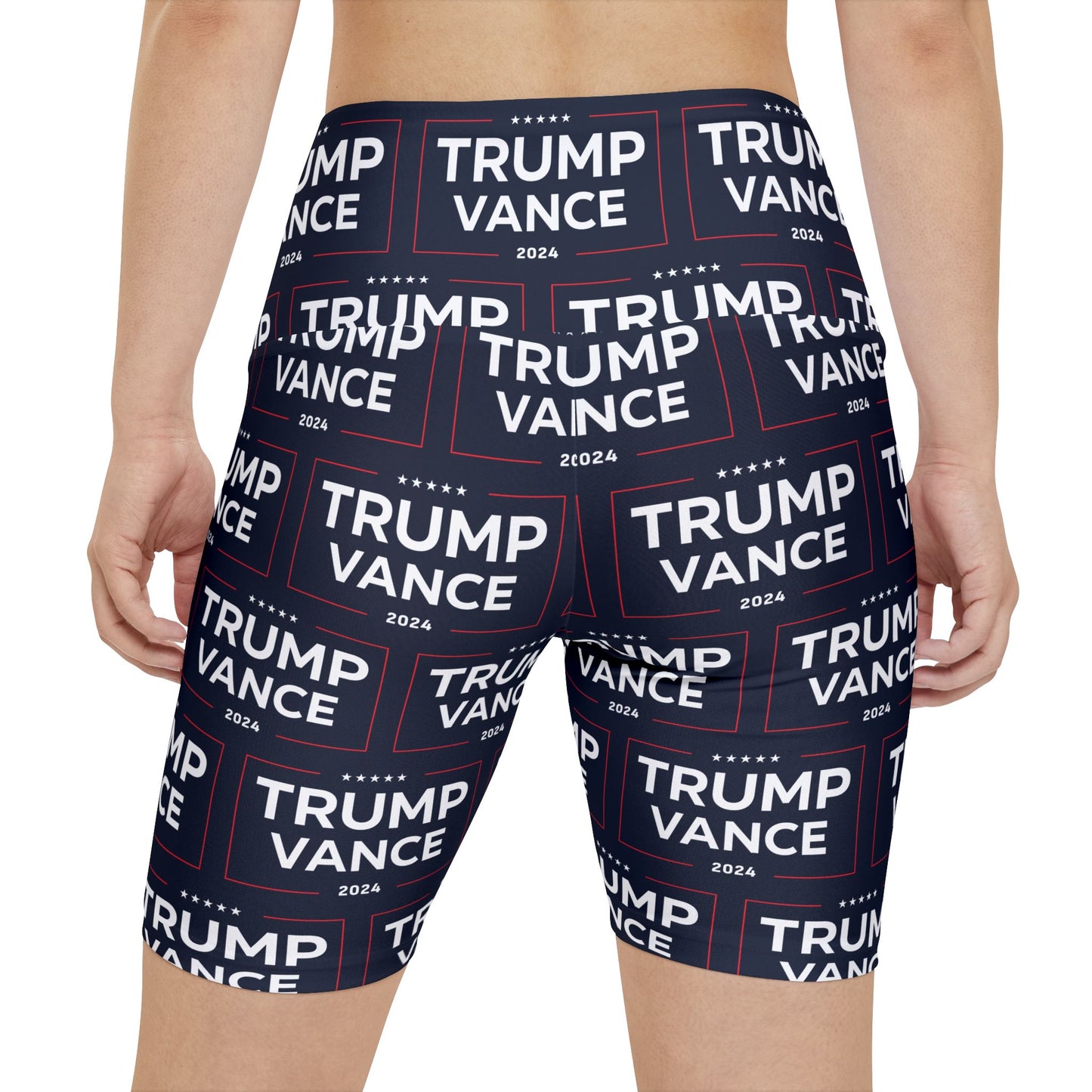 Trump Vance 24 Summer Rally BBQ Party Women's Workout Bike Comfy Shorts