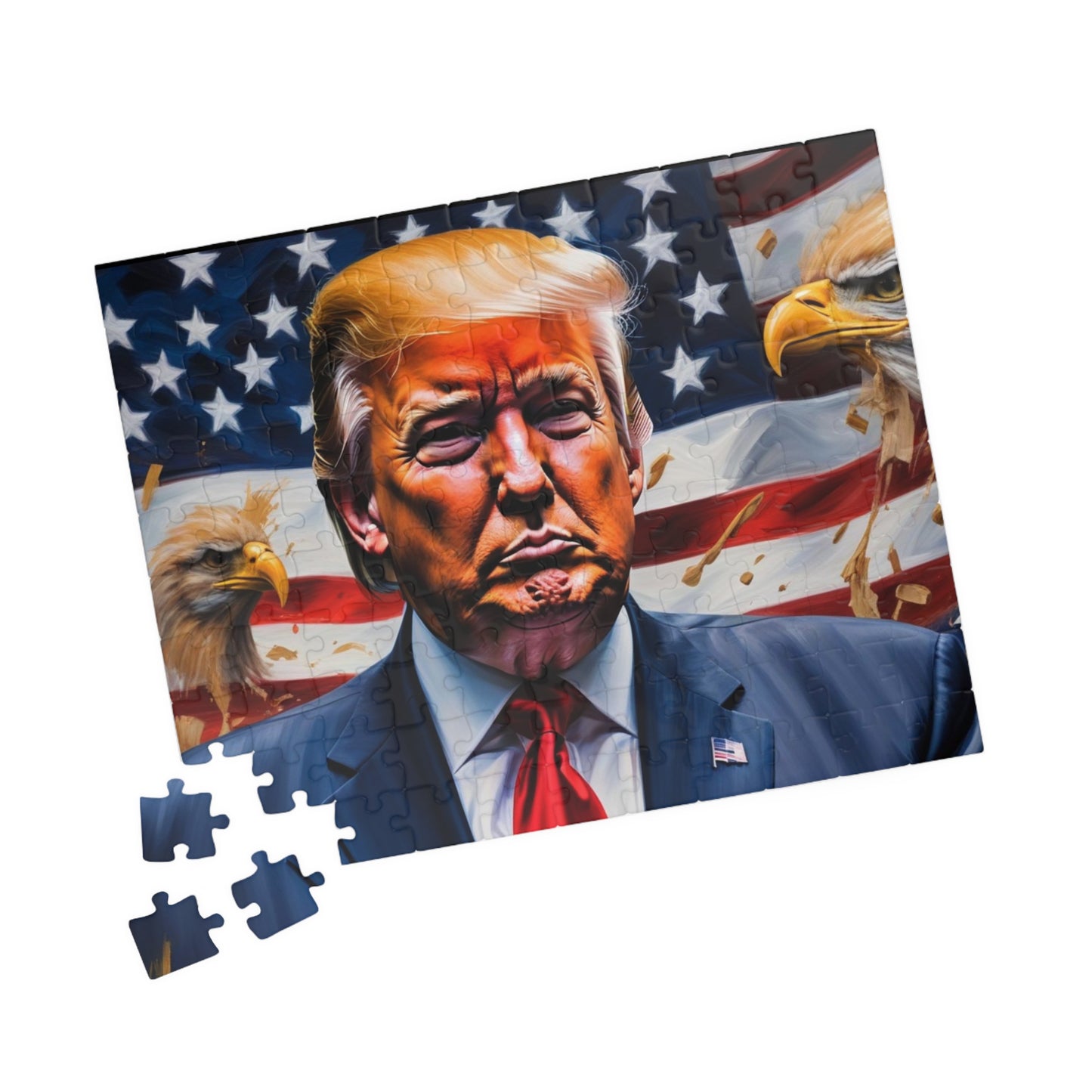 Donald Trump American Eagle Puzzle (110 oder 252 Teile)