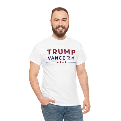 Trump Vance 24 MAGA Unisex Heavy Cotton Tee