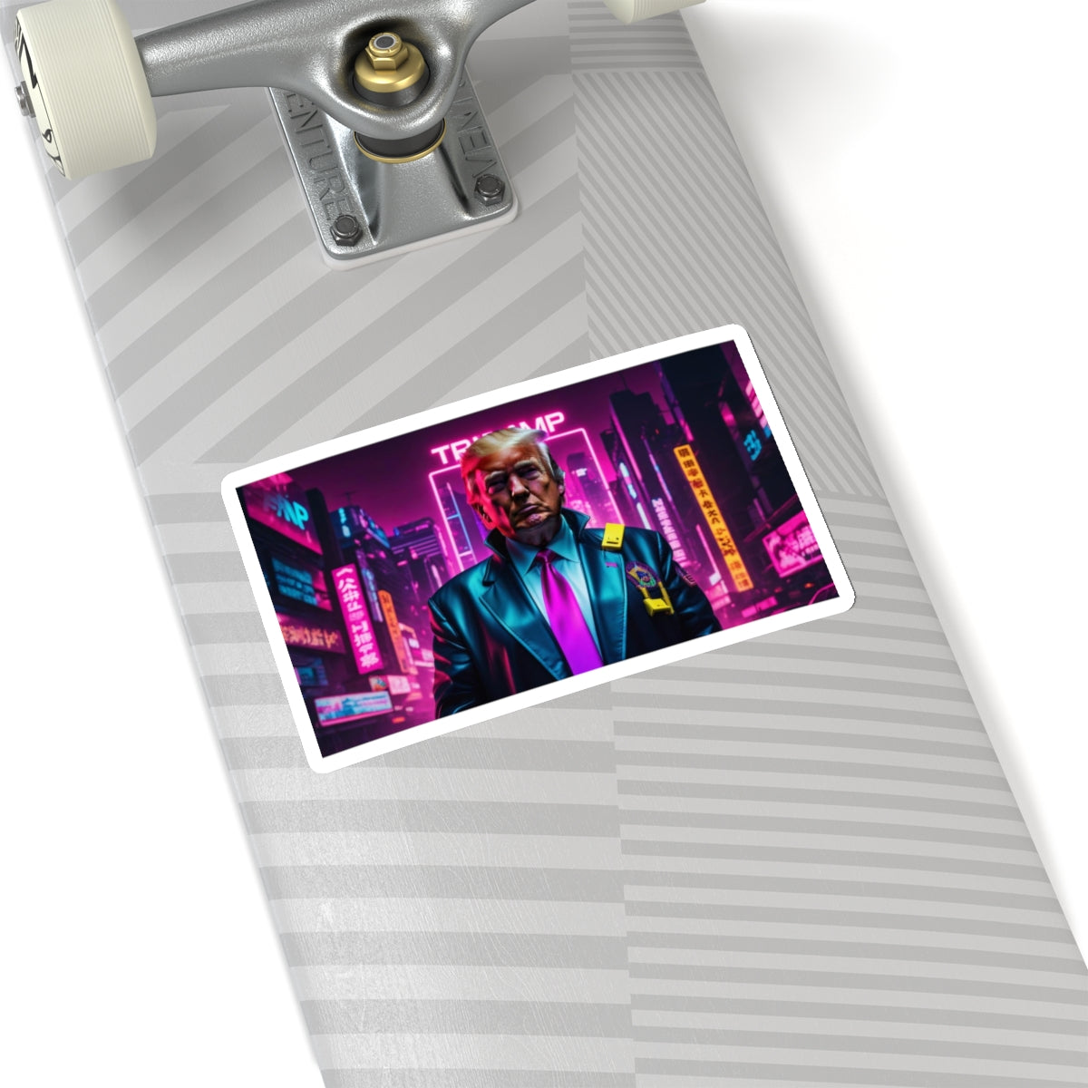 Trump Cyberpunk 2077 Style 1 Kiss-Cut Sticker *Größe wählen