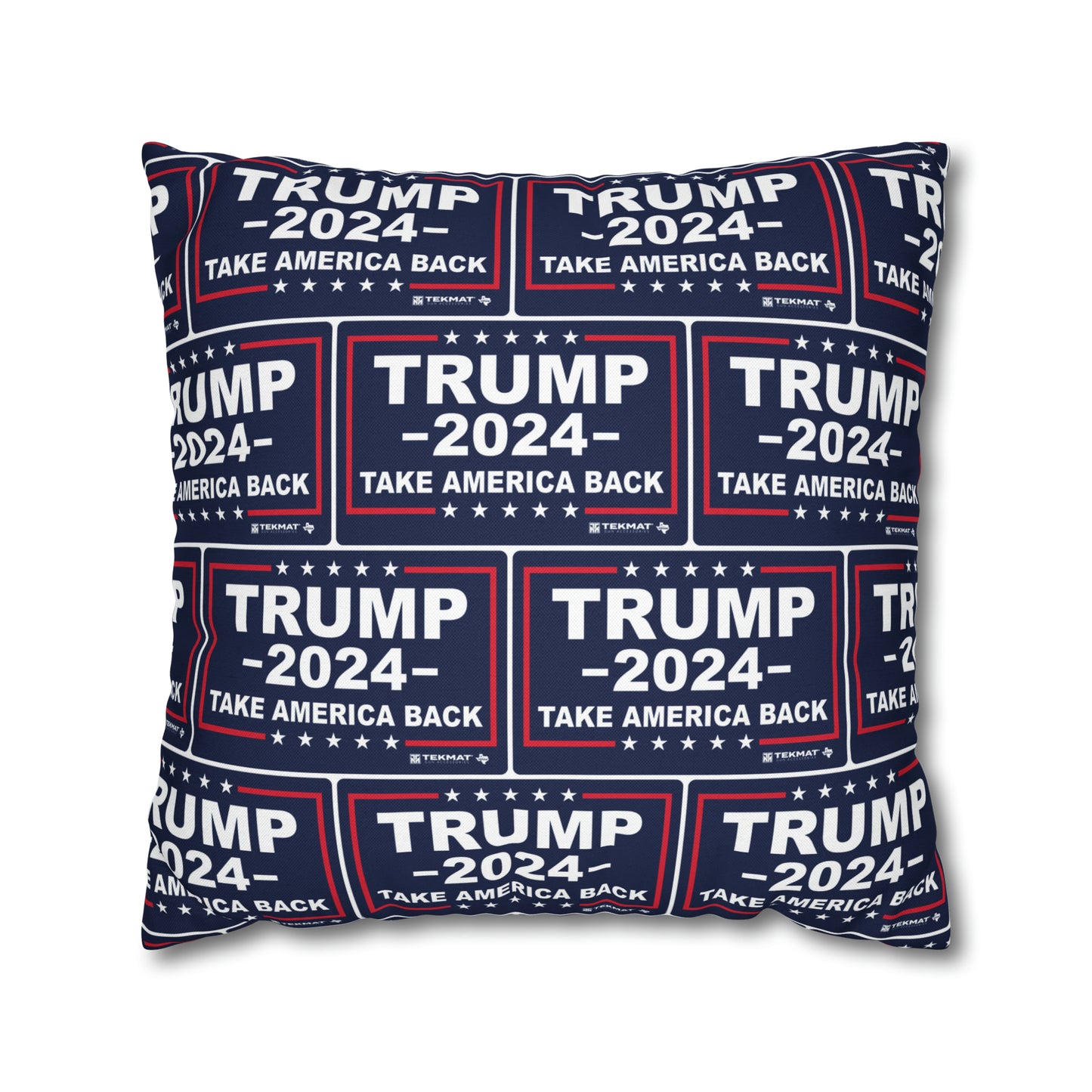 Trump 2024 Take America Back Blauer Kissenbezug