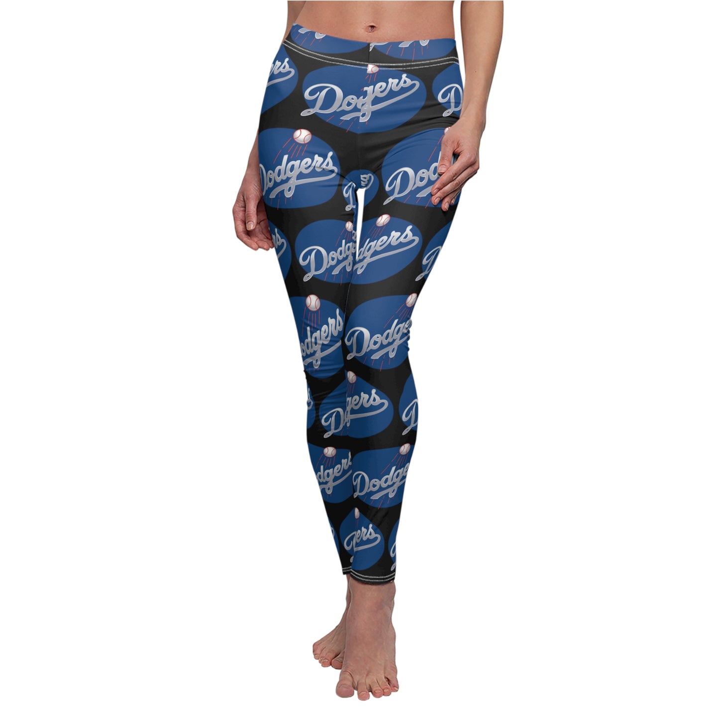 Los Angeles Dodgers MLB Baseball Women's Casual Comfy Leggings