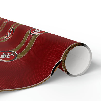 San Francisco 49ers NFL Football Birthday Gift Wrapping Papers Holiday