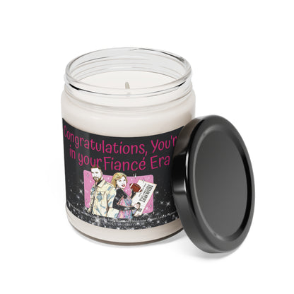 Congratulations You're in your Fiancé Era Scented Soy Candle Valentine's Day 9oz Engagement Taylor Travis Gift