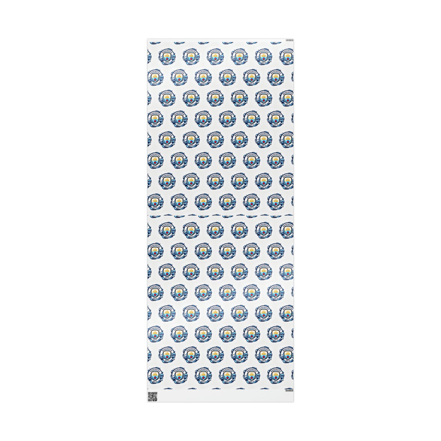 Manchester City Premier League Soccer Futbol Gift Wrapping Paper Holiday