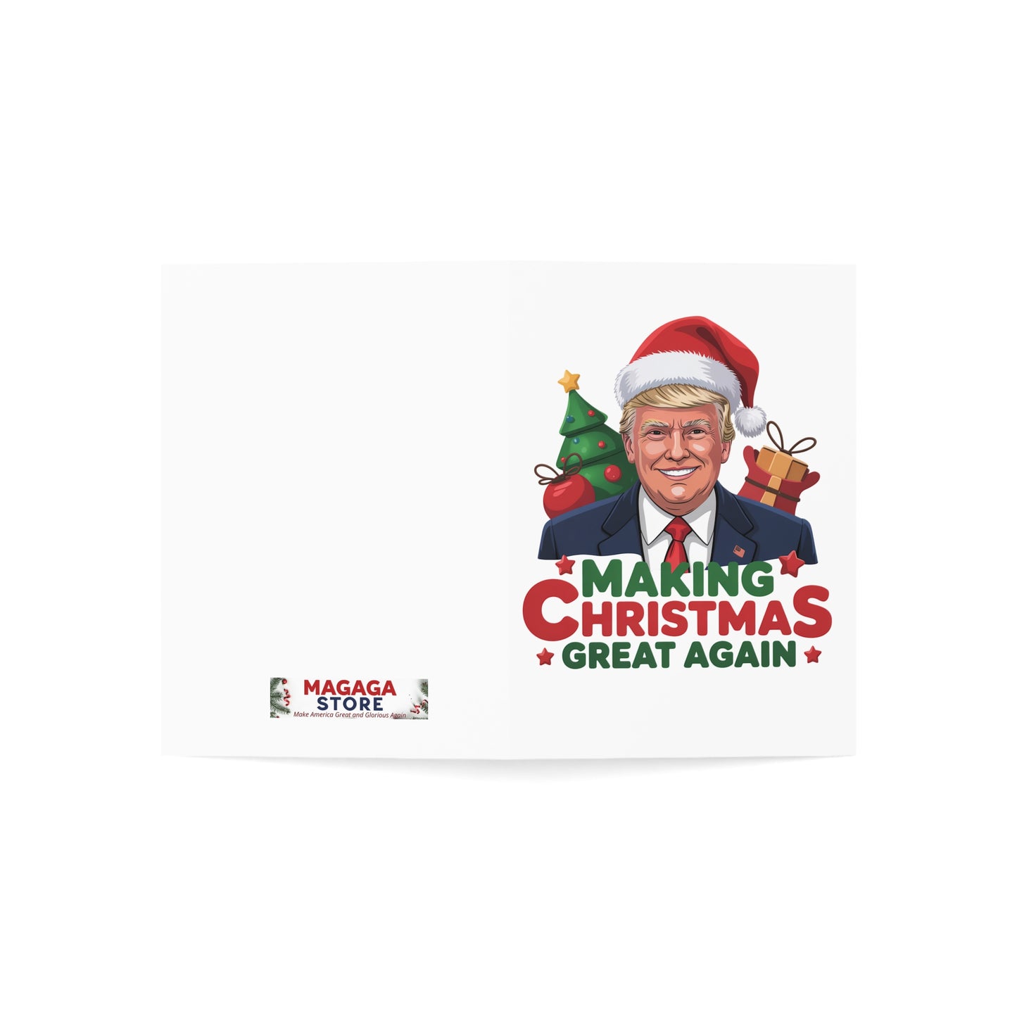 Making Christmas Great Again President Greeting Card