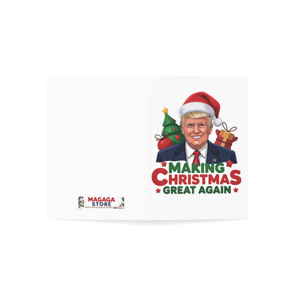 Making Christmas Great Again President Greeting Card