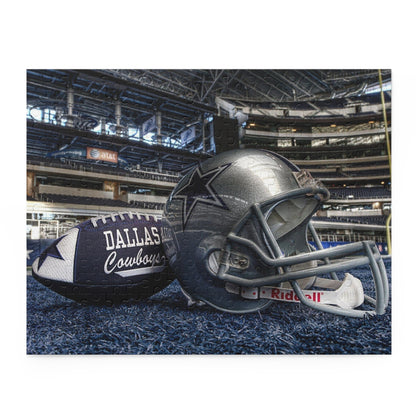 Cowboys Football and Helmet Puzzle (252 Piece) Dallas