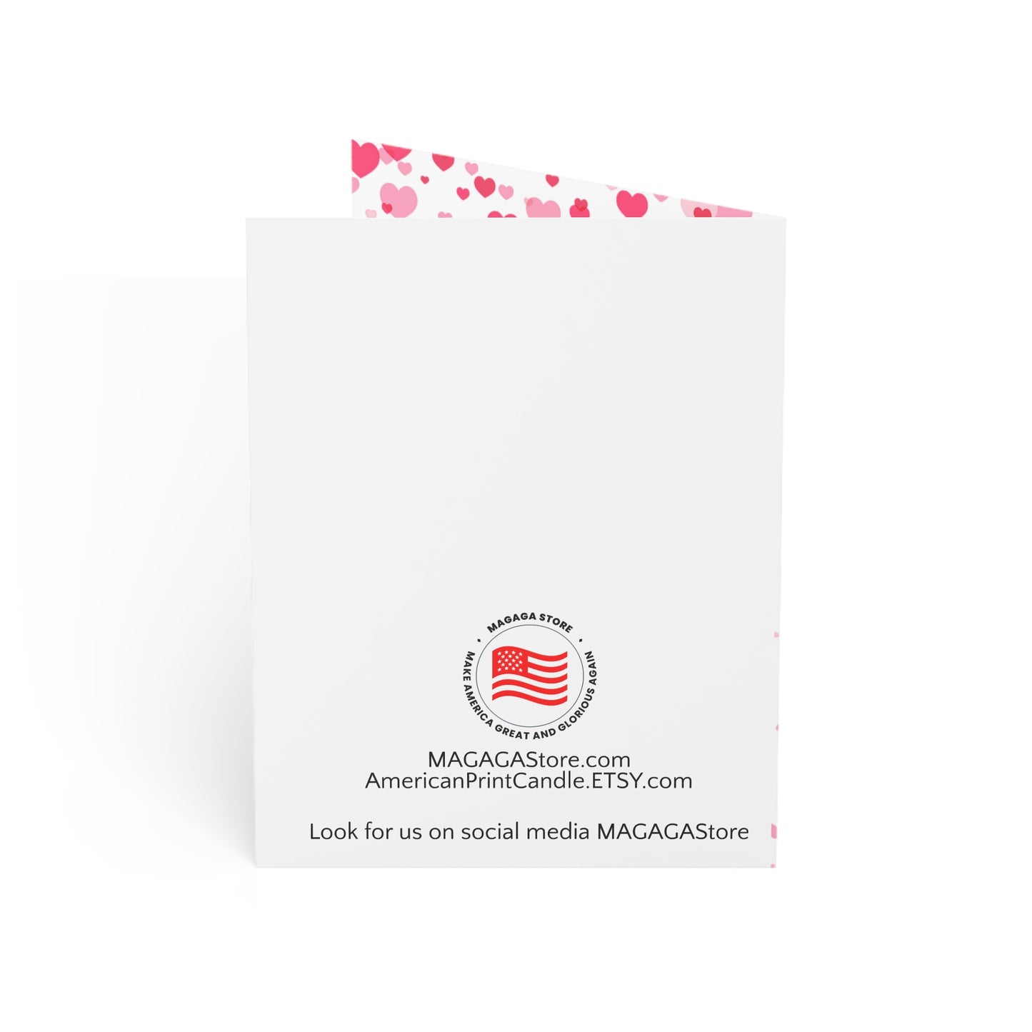 Two Words I Love you Funny Biden Valentine's Day Card