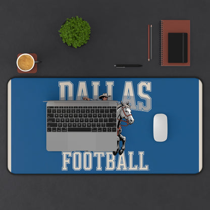 Dallas Football High Definition Print Non Slip Desk Mat Office Home Mouse Pad Sports Fan Gift Ultra Smooth Surface Rubber Backing