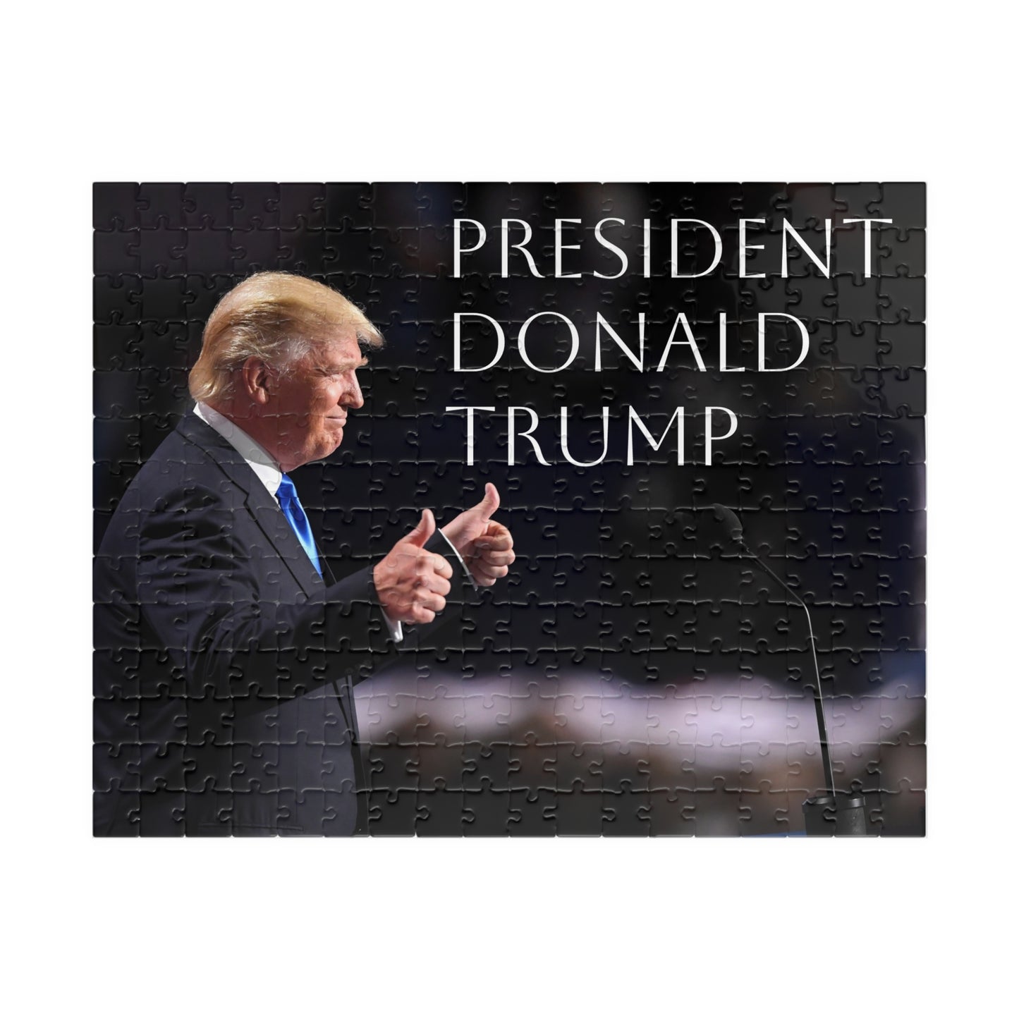 President Trump chipboard High-Definition Printed Puzzle (252, 520, 1014-piece)