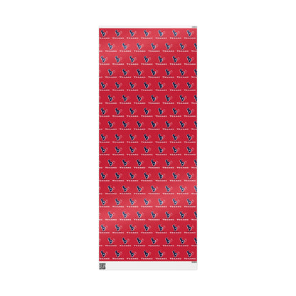 Houston Texans NFL Football Birthday Gift Wrapping Paper Holiday