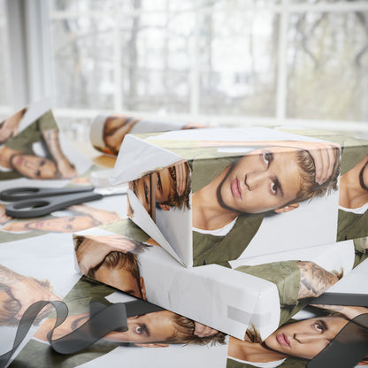 Justin Bieber singer holiday present Birthday Present Gift Wrapping Papers