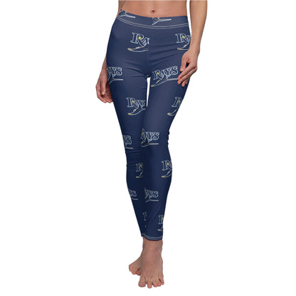 Tampa Bay Rays MLB Baseball Women's Casual Comfy Leggings