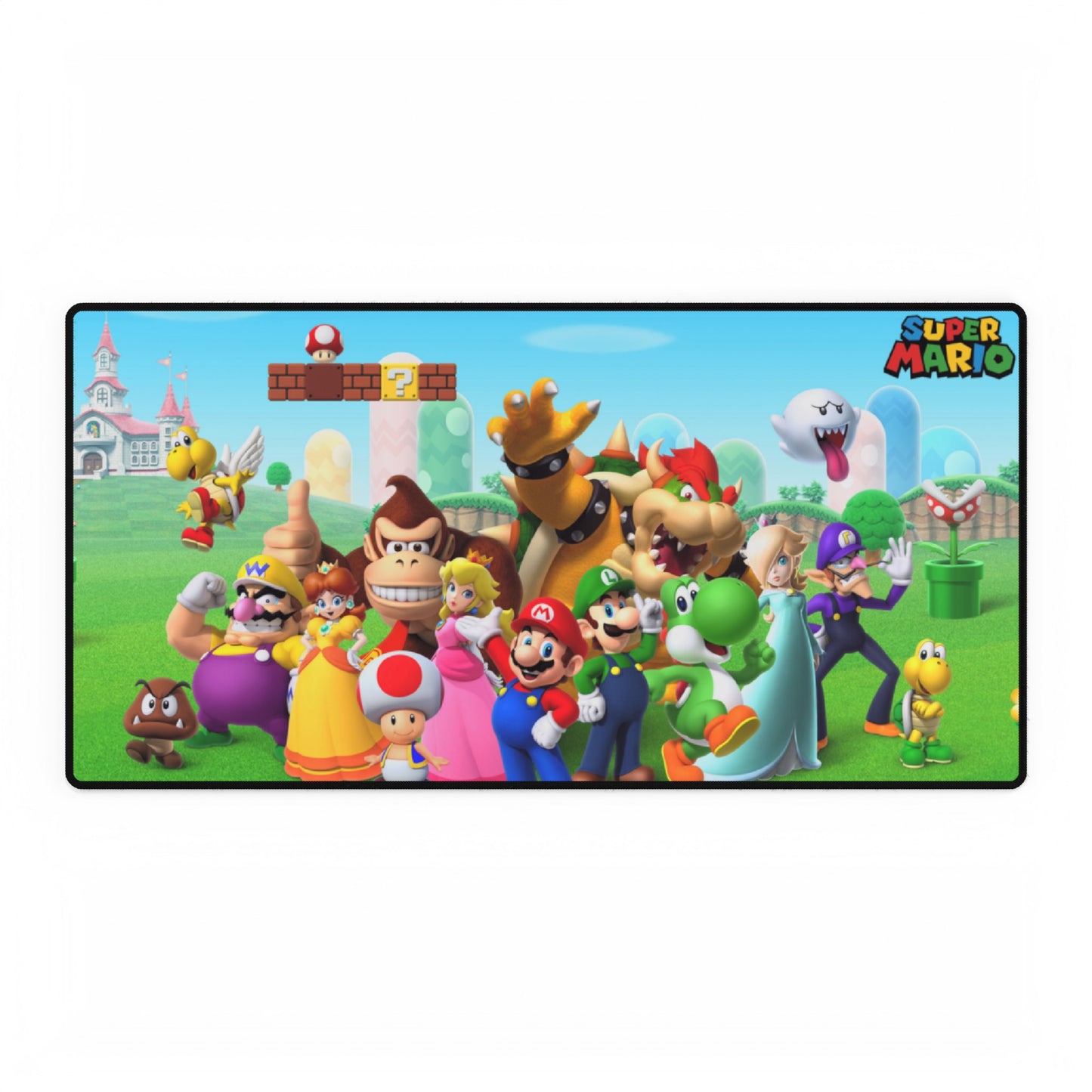 Mario Bros Super High Definition PC PS Video Game Desk Mat Mousepad Goku