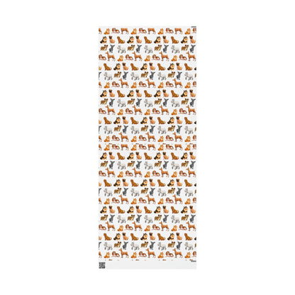 Cartoon Puppies cute Birthday Gift Present Holiday Wrapping Paper Dog