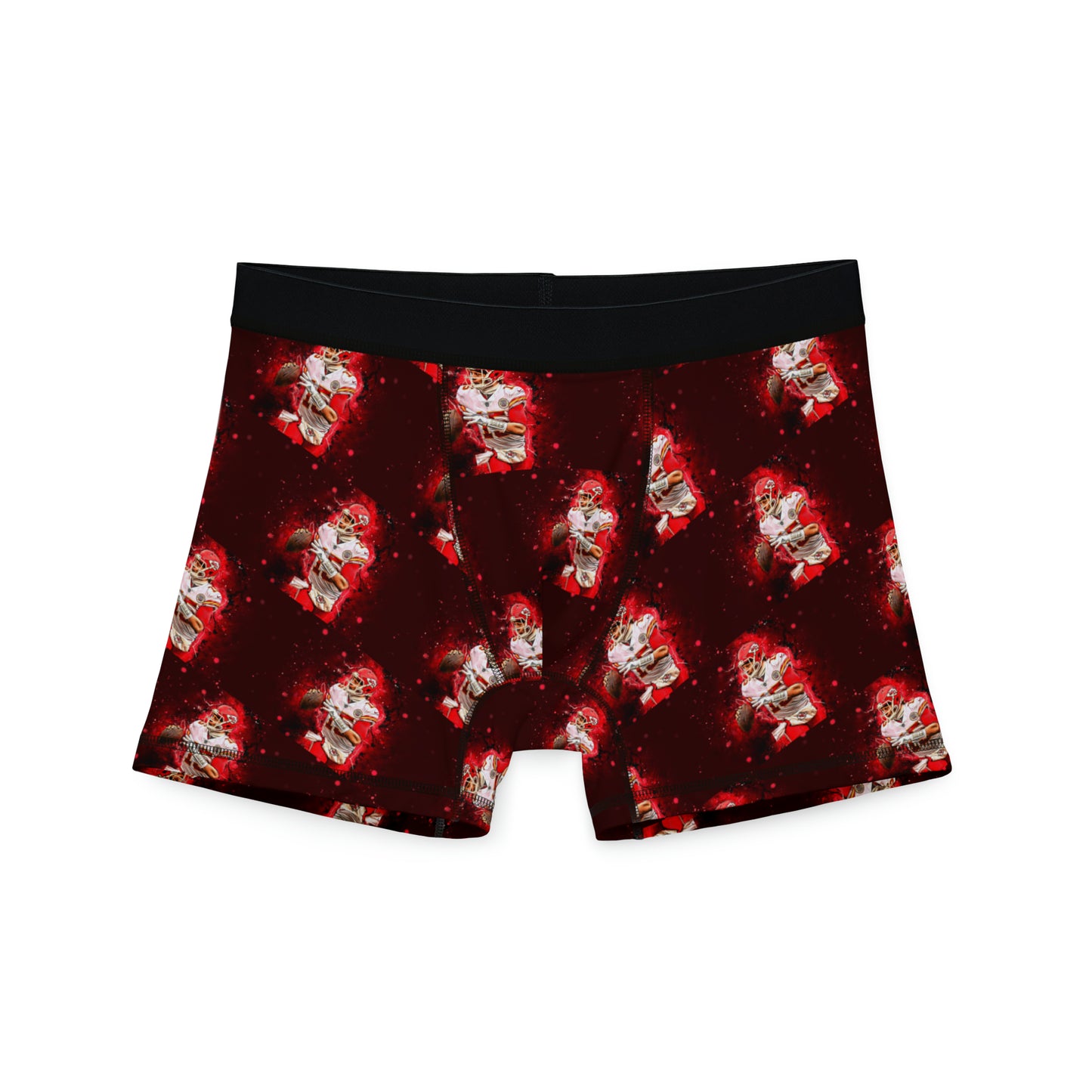 Patrick Mahomes Kansas City Rot Allover-Print Herren-Boxershorts