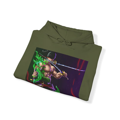 Roronoa Zoro One Piece Anime Cartoon Unisex Heavy Blend Kapuzenpullover