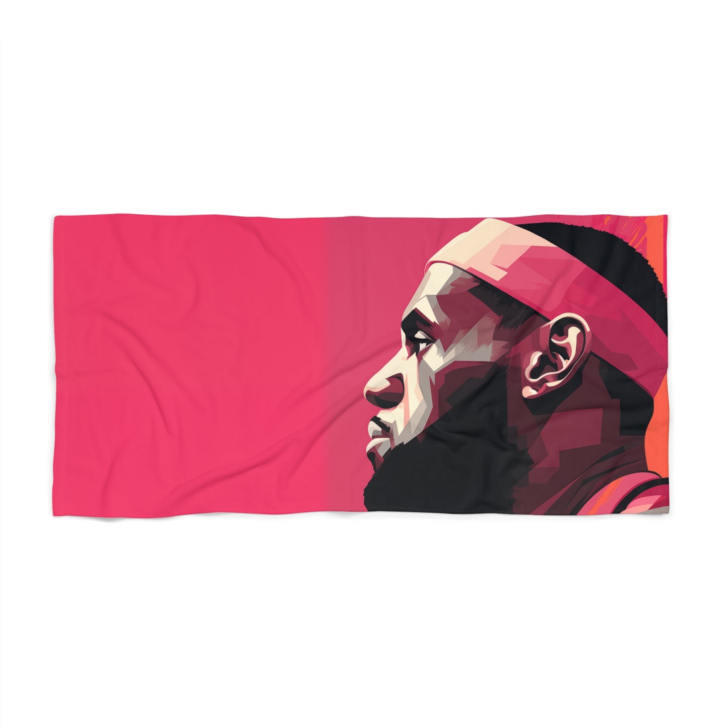 Lebron James Lakers Basketball Jumbo Soft Beach Towel LA