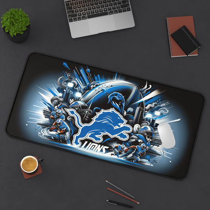 Detroit Lions NFL Football High Definition Desk Mat Mousepad