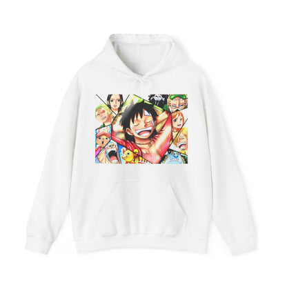 One Piece Monkey Ruffy Jimbei Nico Nami Unisex Heavy Blend Kapuzenpullover