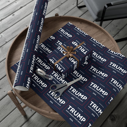 Trump 2024 90GSM Make America Great Again MAGA Christmas Gift Present Wrapping Papers