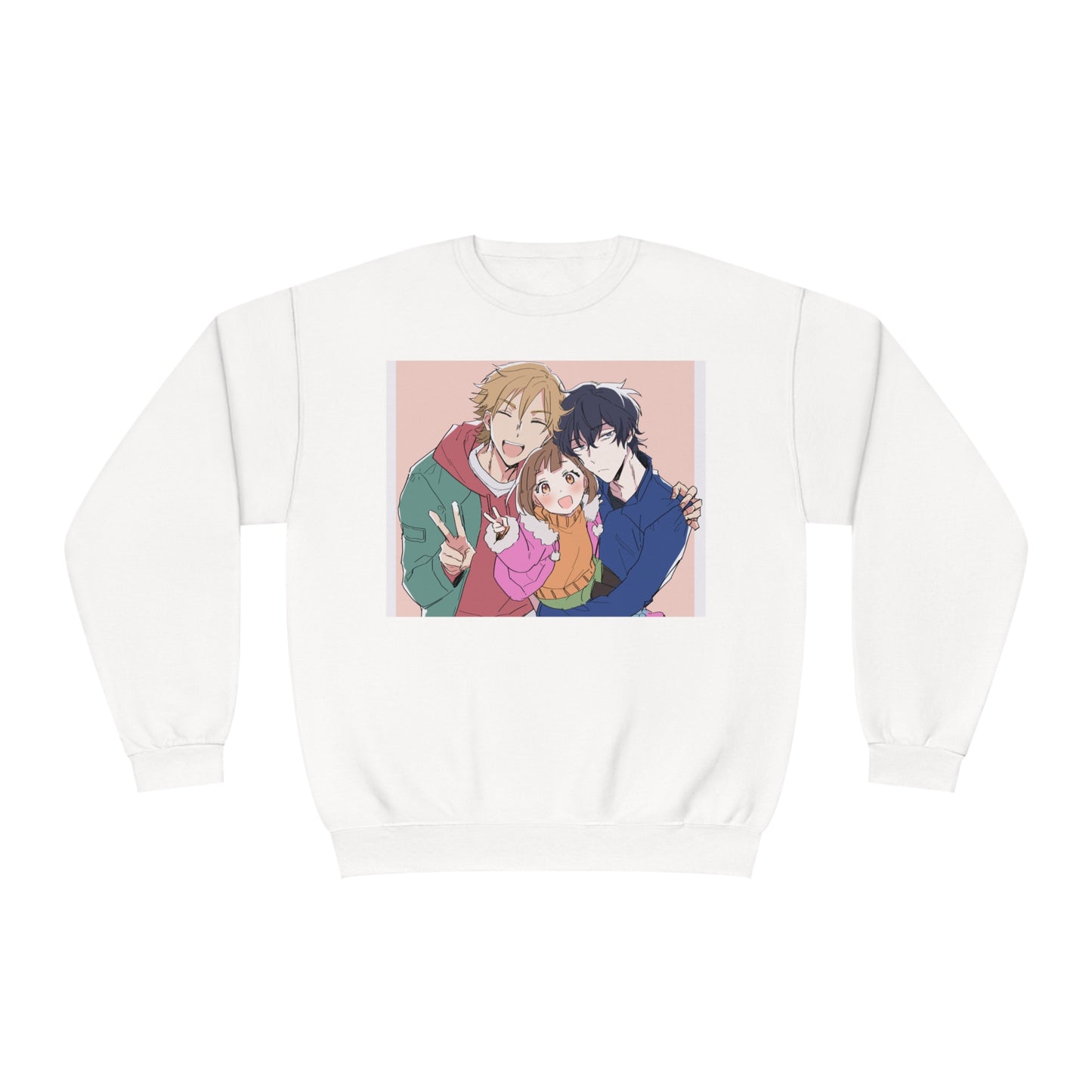 Buddy Daddies Anime Cartoon Unisex NuBlend® Crewneck Sweatshirt