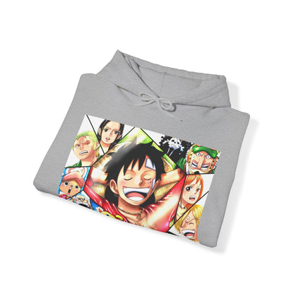 One Piece Monkey Luffy Jimbei Nico Nami Unisex Heavy Blend Hooded Sweatshirt