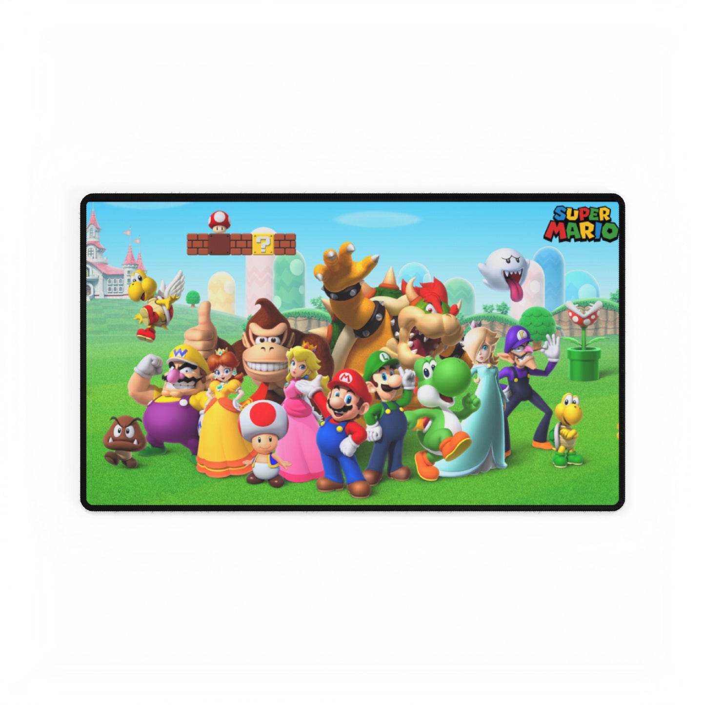 Mario Bros Super High Definition PC PS Video Game Desk Mat Mousepad Goku