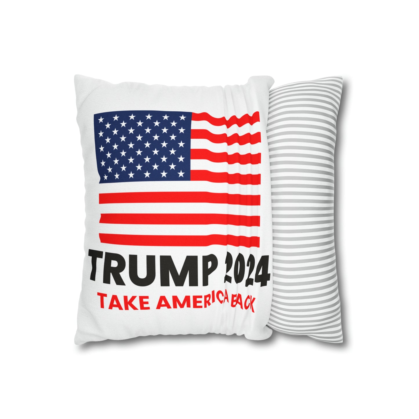 Trump 2024 Take America Back Throw Pillow Case