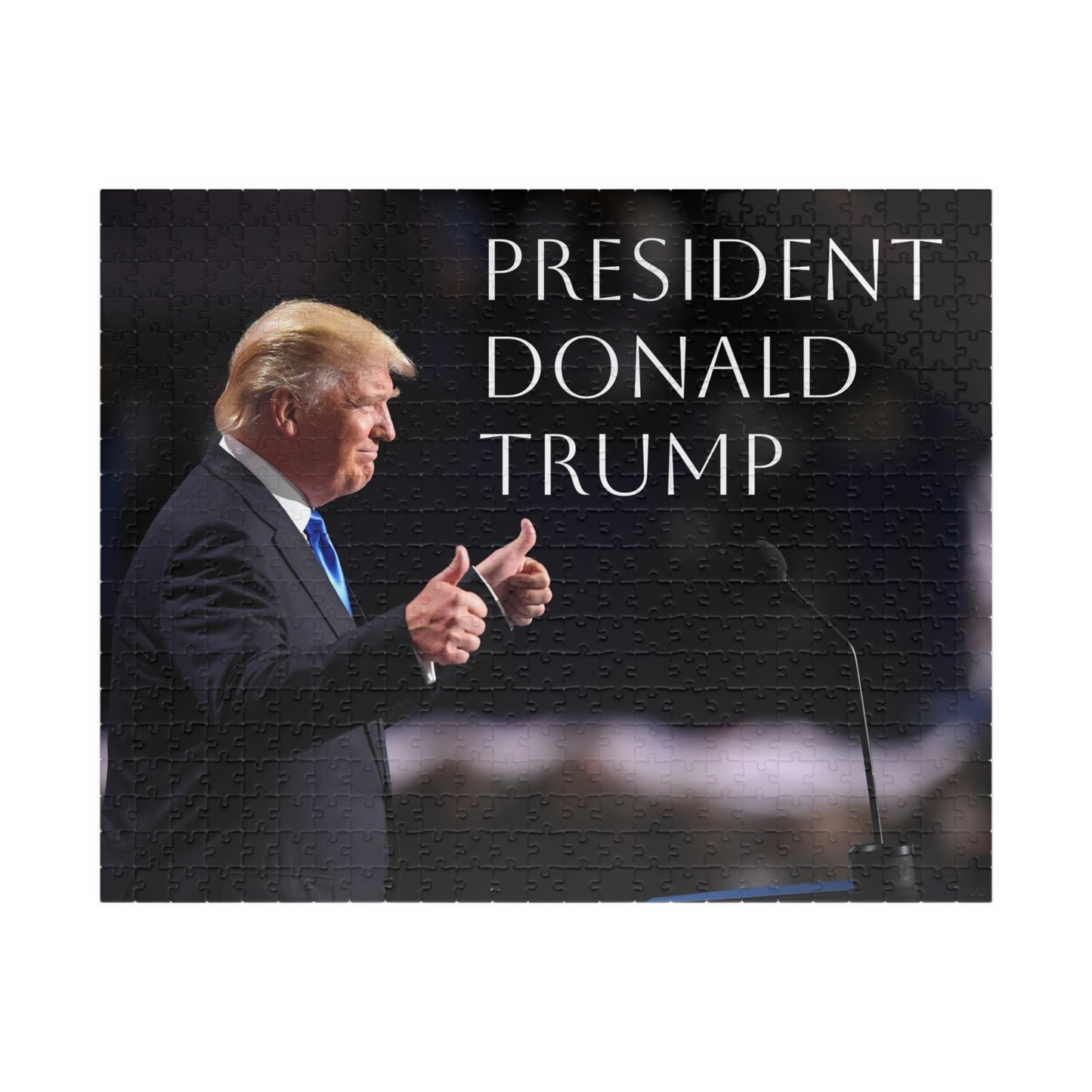 President Trump chipboard High-Definition Printed Puzzle (252, 520, 1014-piece)