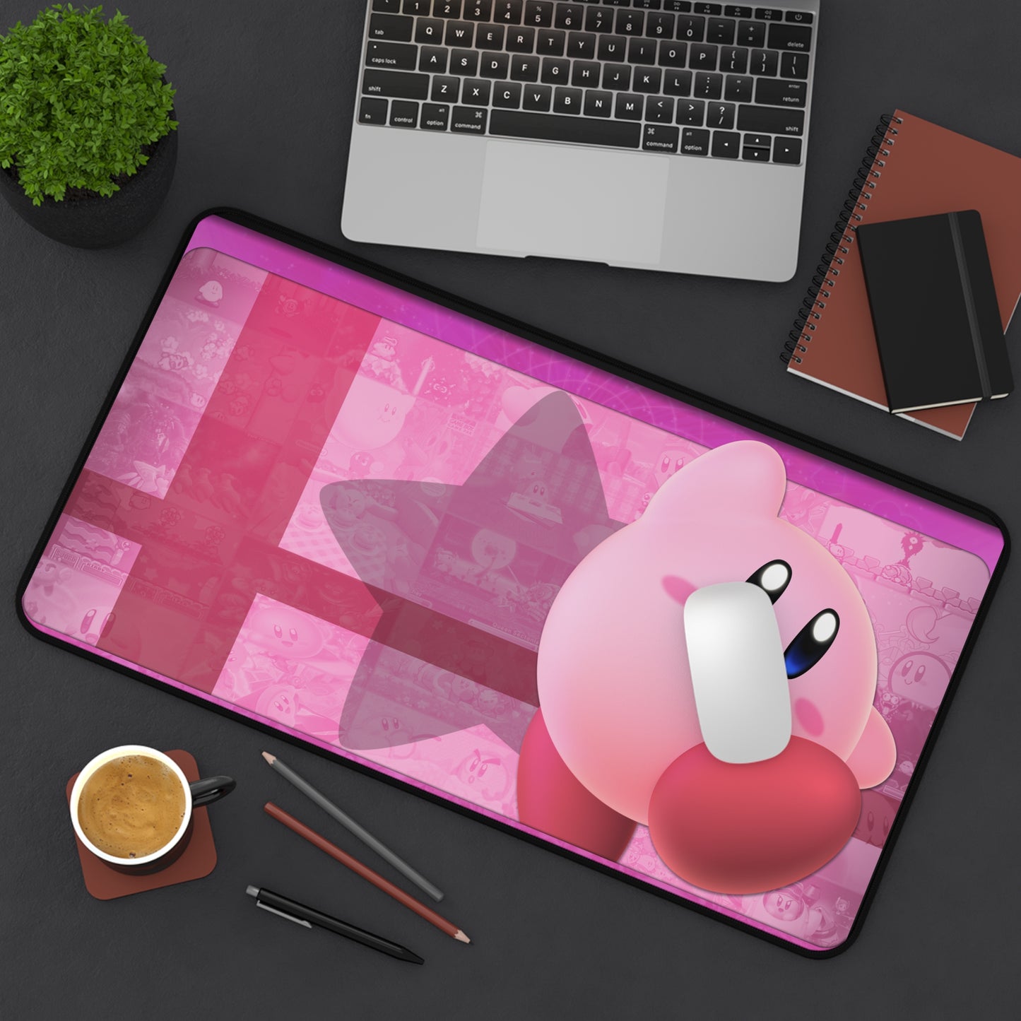 Kirby Pink High Definition Game Office Home PC Desk Mat Mousepad