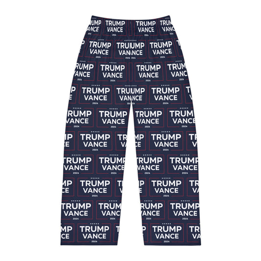 Trump Vance 2024 Men's Polyester Lounge Comfy Pajama Pants