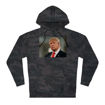 Trump Portrait 2024 weiches und langlebiges Unisex-Kapuzen-Sweatshirt. Wählen Sie Farbe und Größe