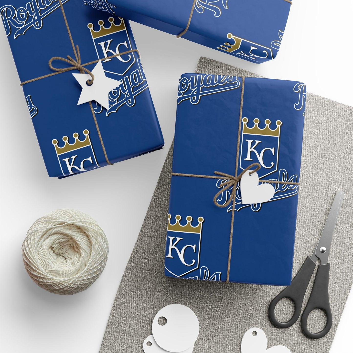 Kansas City Royals Baseball MLB Birthday Graduation Holiday Gift Wrapping Paper