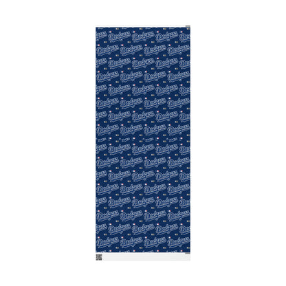Los Angeles Dodgers Baseball MLB Birthday Gift Wrapping Paper Holiday