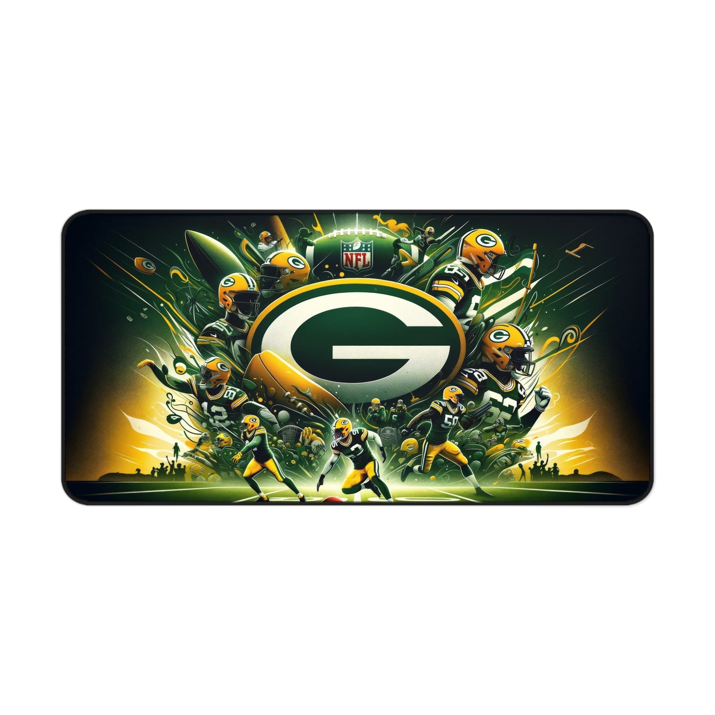 Green Bay Packers Football High Definition Desk Mat Mousepad