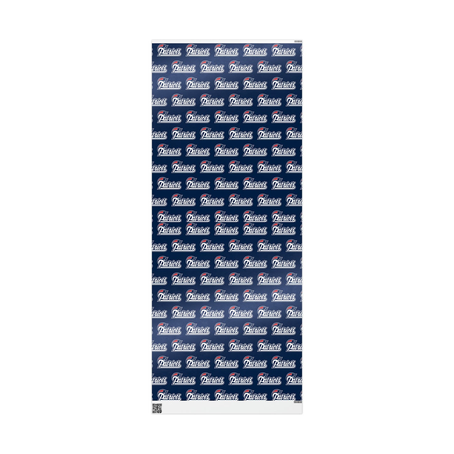 New England Patriots Birthday Gift Wrapping Paper football Holiday Christmas