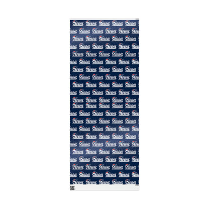 New England Patriots Birthday Gift Wrapping Paper football Holiday Christmas