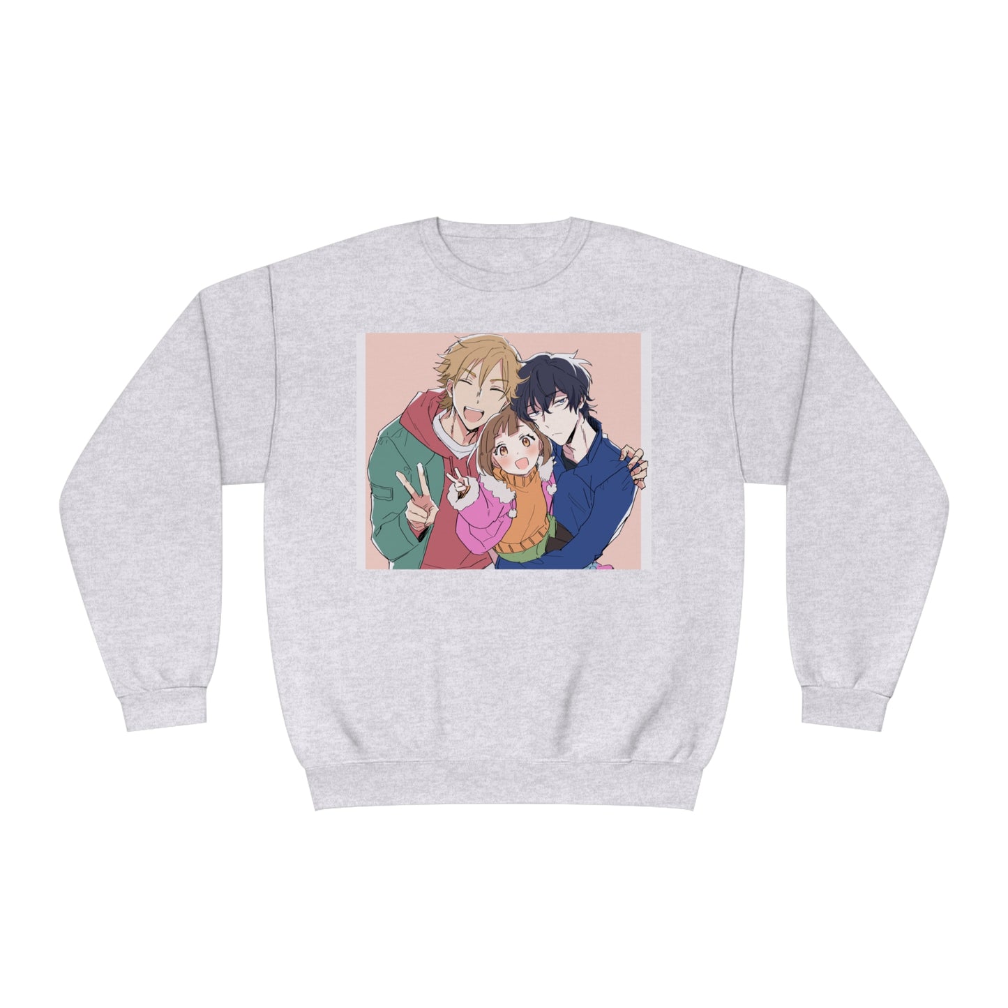 Buddy Daddies Anime Cartoon Unisex NuBlend® Crewneck Sweatshirt