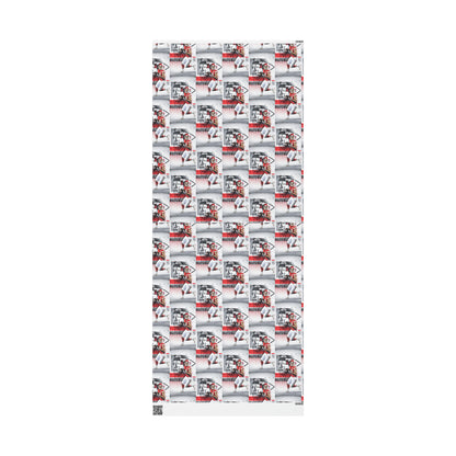 Patrick Mahomes Kansas City Chiefs White NFL Football Birthday Gift Wrapping Papers